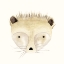 Picture of HEDGEHOG WATERCOLOR FACE