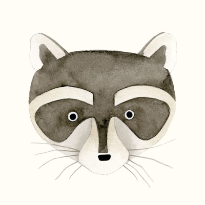 Picture of RACCOON WATERCOLOR FACE