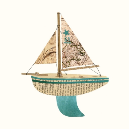 Picture of PAPER CUTOUT BOAT B