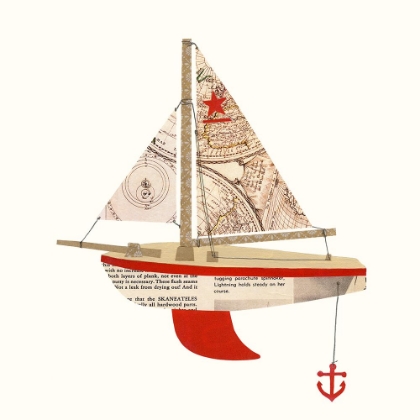 Picture of PAPER CUTOUT BOAT C