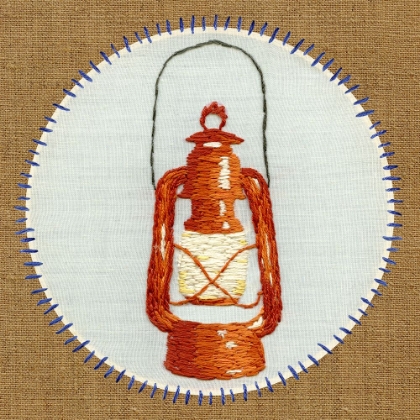 Picture of VINTAGE CAMPING EMBROIDERY B
