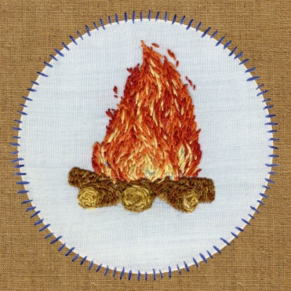 Picture of VINTAGE CAMPING EMBROIDERY D