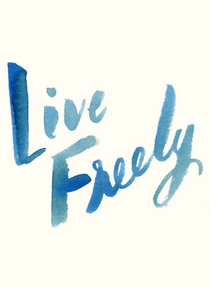 Picture of BLUE LIVE FREELY