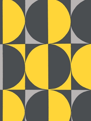 Picture of MONOCHROME PATTERNS 5 IN YELLOW