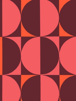 Picture of MONOCHROME PATTERNS 5 IN RED