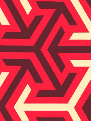 Picture of MONOCHROME PATTERNS 8 IN RED