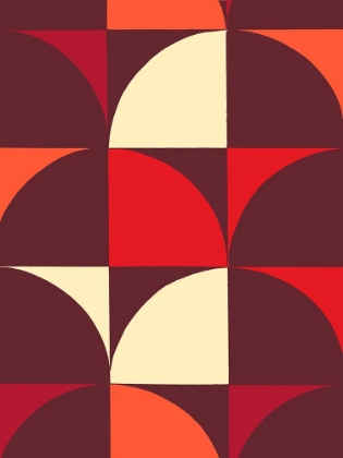 Picture of MONOCHROME PATTERNS 9 IN RED