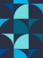 Picture of MONOCHROME PATTERNS 9 IN BLUE