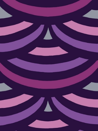 Picture of MONOCHROME PATTERNS 2 IN PURPLE