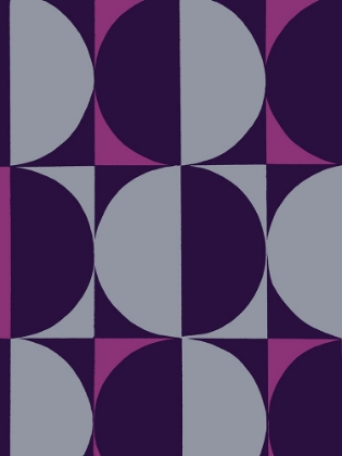 Picture of MONOCHROME PATTERNS 5 IN PURPLE