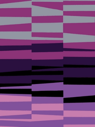 Picture of MONOCHROME PATTERNS 7 IN PURPLE