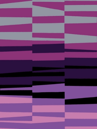 Picture of MONOCHROME PATTERNS 7 IN PURPLE