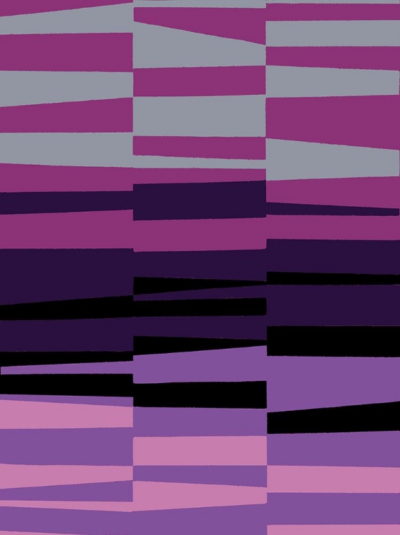 Picture of MONOCHROME PATTERNS 7 IN PURPLE