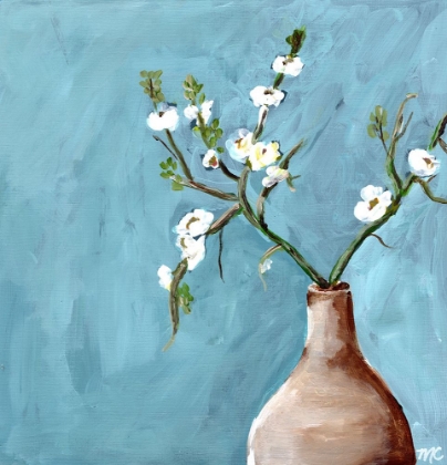 Picture of WHITE BLOSSOMS VASE