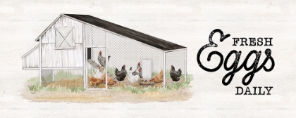 Picture of SPRING ON THE FARM PANEL I-FRESH EGGS