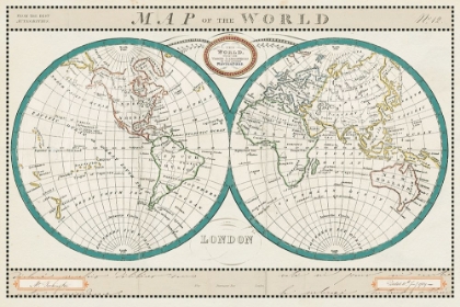Picture of TORKINGTONS WORLD MAP IVORY