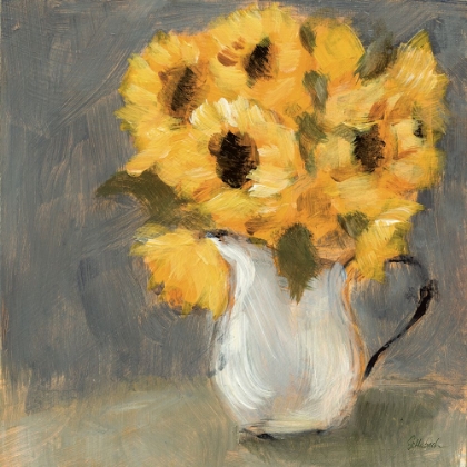 Picture of KITCHEN SUNFLOWERS CHARCOAL