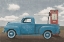 Picture of LETS GO FOR A RIDE II VINTAGE BLUE TRUCK