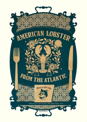 Picture of LOBSTER BAROQUE PRINT