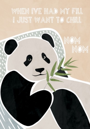 Picture of CHILDRENS PANDA TYPOGRAPHY