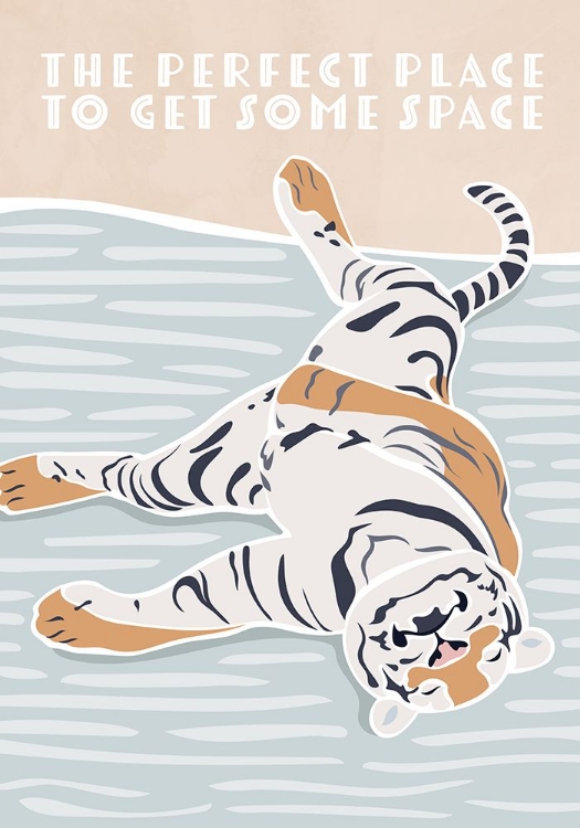 Picture of TIGER TYPOGRAPHY KIDS QUOTE
