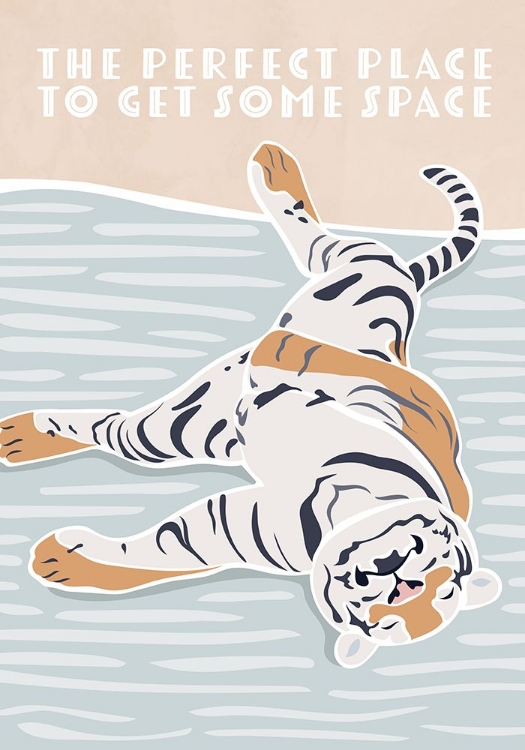 Picture of TIGER TYPOGRAPHY KIDS QUOTE
