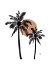 Picture of WHITE BACKGROUND PALM TREES