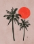 Picture of PALM TREES PINK MOON