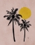 Picture of PINK BG PALM TREE