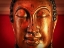 Picture of ANTIQUE GOLD AND RED BUDDHA STATUE II