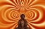 Picture of ANTIQUE GOLD AND RED SITTING BUDDHA STATUE II