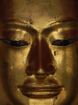 Picture of ANTIQUE GOLD BUDDHA STATUE FACE