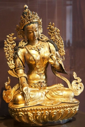 Picture of ANTIQUE GOLD BUDDHA STATUE II