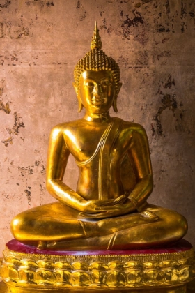 Picture of ANTIQUE GOLD BUDDHA STATUE III