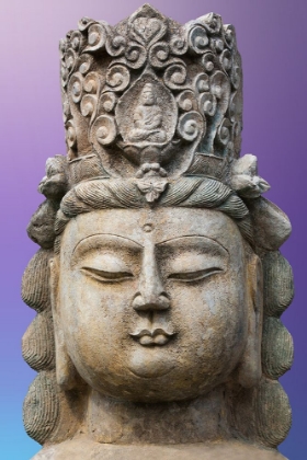 Picture of BUDDHA HEAD STATUE WITH CROWN