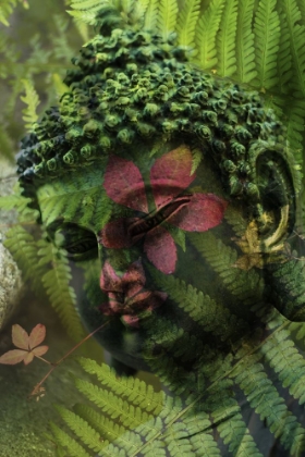 Picture of  GREEN BUDDHA STATUE HEAD II