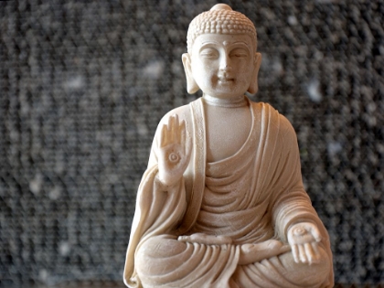 Picture of IVORY SEATED BUDDHA STATUE