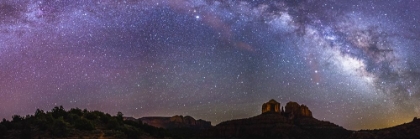 Picture of MILKY WAY OVER CATHEDRAL ROCK, SEDONA, ARIZONA