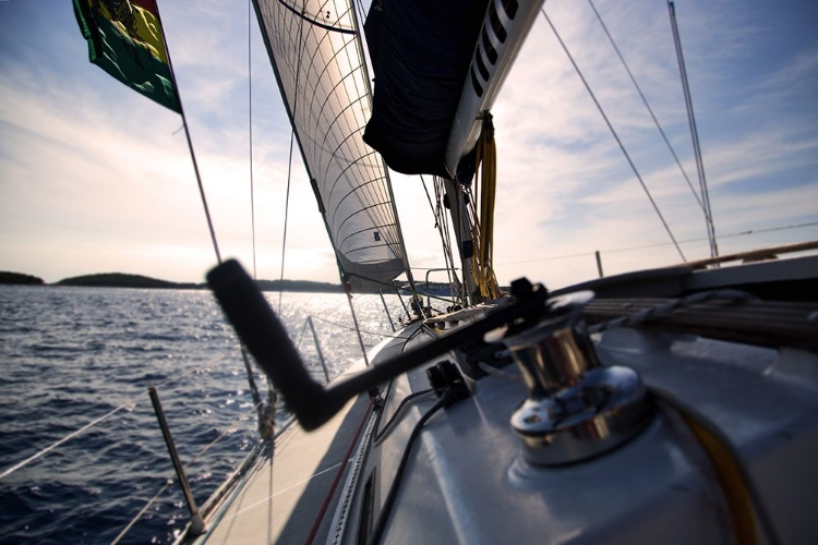 Picture of SAILING OFF HVAR, CROATIA