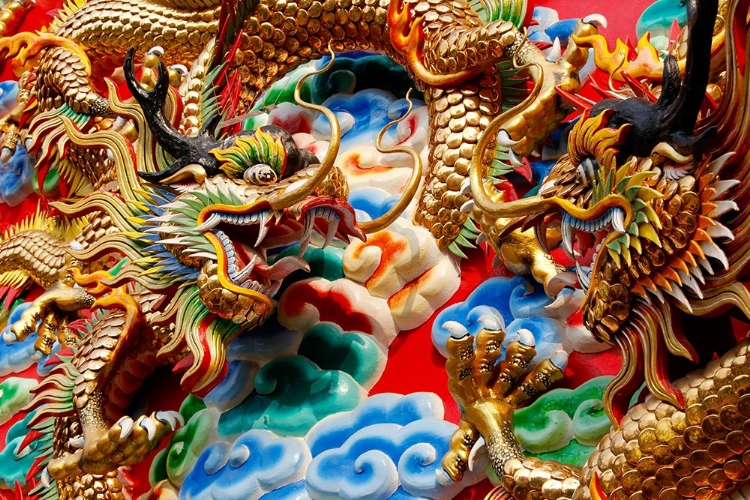 Picture of THAI DRAGON TEMPLE ART