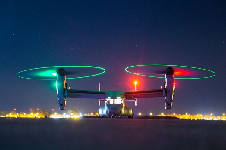 Picture of U.S. MARINE CORPS MV-22 OSPREY AT MORON AIR BASE, SPAIN