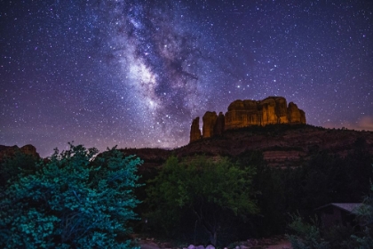 Picture of VIEW OF THE MILKY WAY OVER CATHEDRAL ROCK