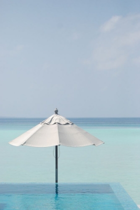 Picture of WHITE BEACH UMBRELLA