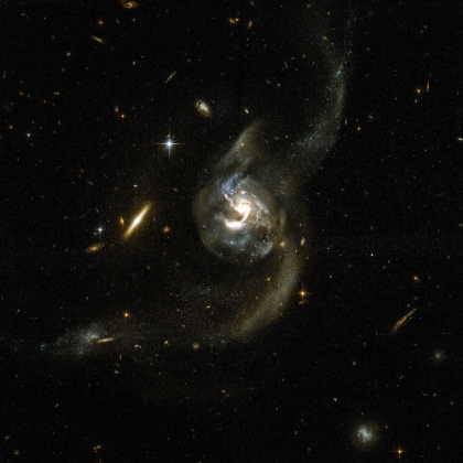 Picture of A PAIR OF SPIRAL GALAXIES NGC 6090