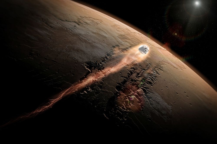 Picture of ARTIST ILLUSTRATION OF DRAGON TO MARS 2015