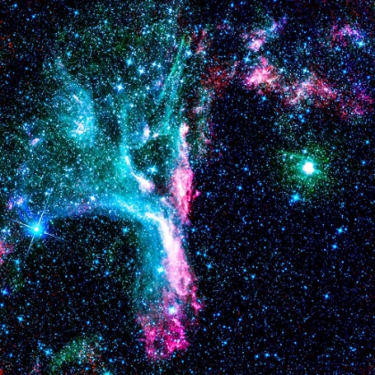 Picture of BLUE AND PINK NEBULA