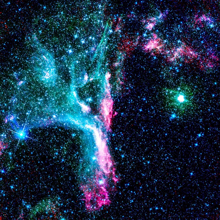 Picture of BLUE AND PINK NEBULA