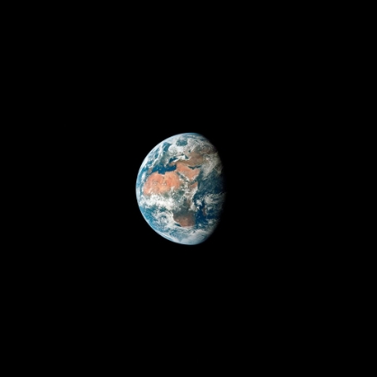 Picture of EARTH, SHOWING AFRICA, EUROPE AND ASIA FROM APOLLO 11