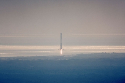 Picture of FALCON 9 FIRST STAGE LANDS ON LZ–1 2017