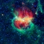 Picture of GREEN AND RED NEBULA I